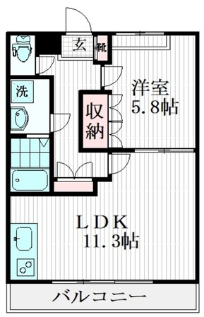 フローラル穂花の物件間取画像